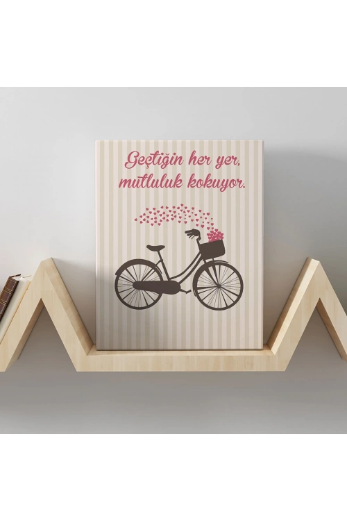 Romantik Tasarımlı Mini Kanvas Tablo - No25
