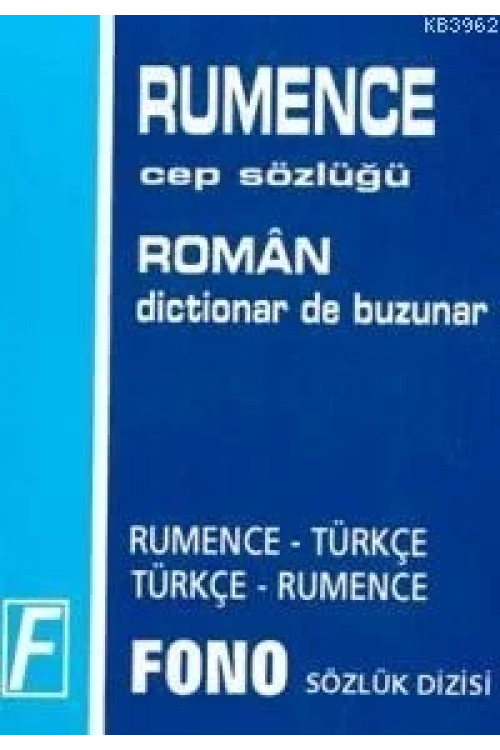 Rumence Cep Sözlüğü; Rumence-Türkçe  Türkçe-Rumence