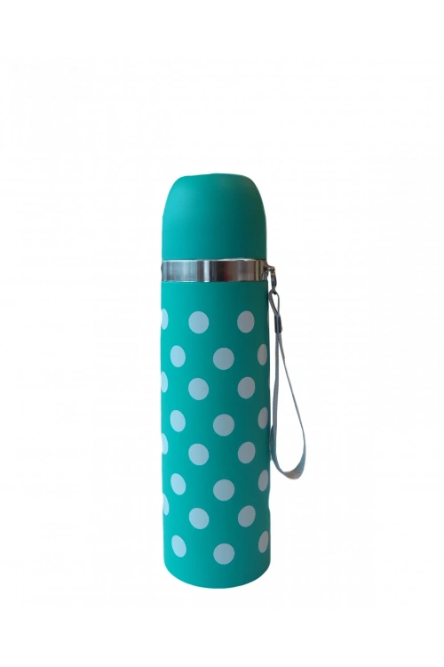 Sema Baby Puantiyeli Bebek Termosu 500 ml - Mavi