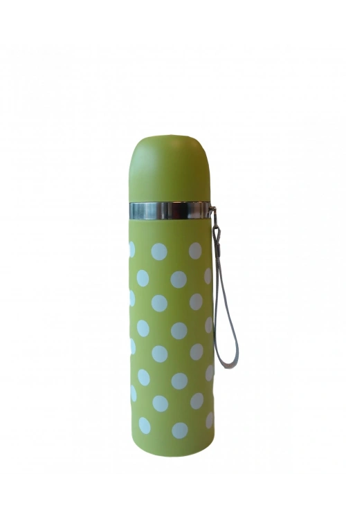 Sema Baby Puantiyeli Bebek Termosu 500 ml - Yeşil
