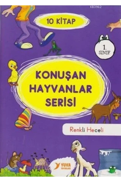 Yuva 1. Sinif Konuşan Hayvanlar Serisi Renkli Hece