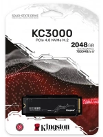 2TB KINGSTON KC3000 M.2 NVMe PCIe 4.0 SKC3000D/2048G 7000/7000MB/s
