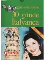 30 Günde İtalyanca; (Kitap+3 CD)