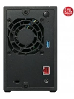 ASUSTOR AS1102T 2 SLOT 1GB DDR4 3.5 NAS DEPOLAMA ÜNİTESİ