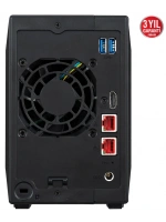 ASUSTOR AS5202T 2 SLOT 2GB DDR4 3.5 NAS DEPOLAMA ÜNİTESİ