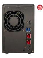 ASUSTOR AS6602T 2 SLOT 4GB DDR4 3.5 NAS DEPOLAMA ÜNİTESİ