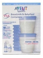 Avent Via Anne Sütü Kaplari (10 Adet) (8710103701330)