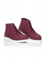 CH047 Süet BT Erkek Bot BORDO