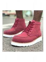 CH047 Süet BT Erkek Bot BORDO