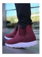 CH049 Süet BT Erkek Bot BORDO
