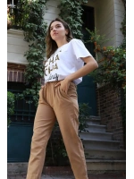 Jogger Pantolon- SÜTLÜ KAHVE