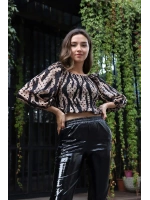 Madonna Yaka Crop Bluz - BEJ