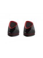 MİKADO MD-158 2.0 SİYAH/KIRMIZI USB SPEAKER