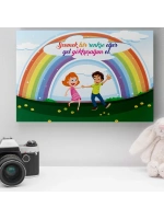 Romantik Tasarımlı Mini Kanvas Tablo - No13