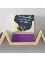 Romantik Tasarımlı Mini Kanvas Tablo - No20