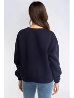 Şardonlu Sweatshirt-LACİVERT
