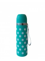 Sema Baby Puantiyeli Bebek Termosu 500 ml - Mavi