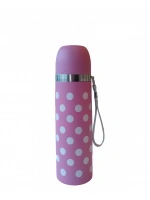 Sema Baby Puantiyeli Bebek Termosu 500 ml - Pembe