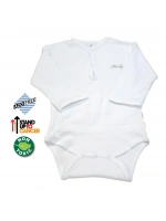 Sema Baby Uzun Kol Kaşkorse Badi (Body) - Beyaz 0-6 Ay