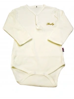 Sema Baby Uzun Kol Kaşkorse Badi (Body) - Ekru 0-6 Ay