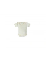 Sema Baby Yarım Kol Badi (Body) 0-3 Ay - Ekru