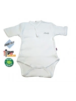 Sema Baby Yarım Kol Kaşkorse Badi (Body) - Beyaz 0-6 Ay