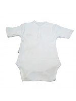 Sema Baby Yarım Kol Kaşkorse Badi (Body) - Beyaz 0-6 Ay