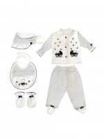 Sema Bebe 5li Premature Puanlı Set - Mavi