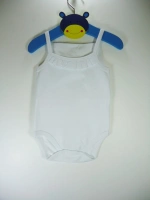 Sema Bebe Penye ip Askılı Badi (Body) - Beyaz 3-6 Ay