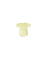 Sema Bebe Yarım Kol Badi (Body) 0-3 Ay - Sarı