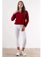 Yüksek Bel Skinny Jean Pantolon  - BEYAZ