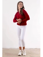 Yüksek Bel Skinny Jean Pantolon  - BEYAZ