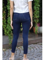 Yüksek Bel Skinny Jean Pantolon  - LACİVERT