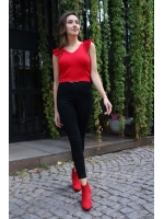 Yüksek Bel Yüksek Bel Skinny Jean Pantolon  Jean Pantolon - SİYAH