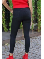 Yüksek Bel Yüksek Bel Skinny Jean Pantolon  Jean Pantolon - SİYAH