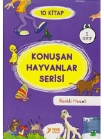 Yuva 1. Sinif Konuşan Hayvanlar Serisi Renkli Hece