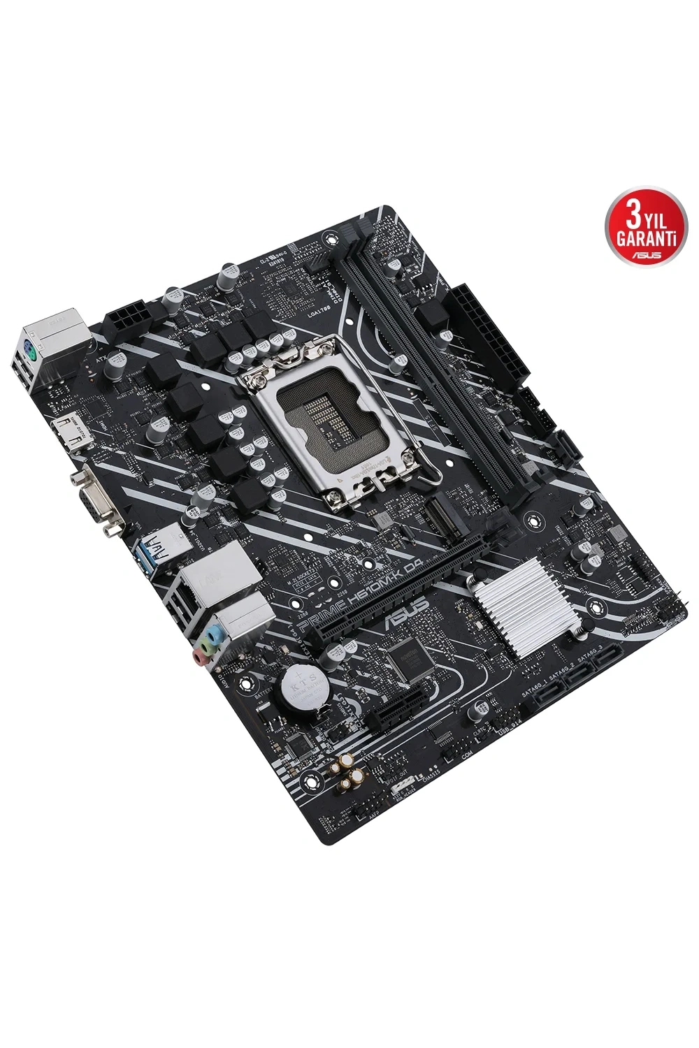 ASUS PRIME H610M-K D4 DDR4 3200(OC) HDMI DP M.2 mATX 1700p