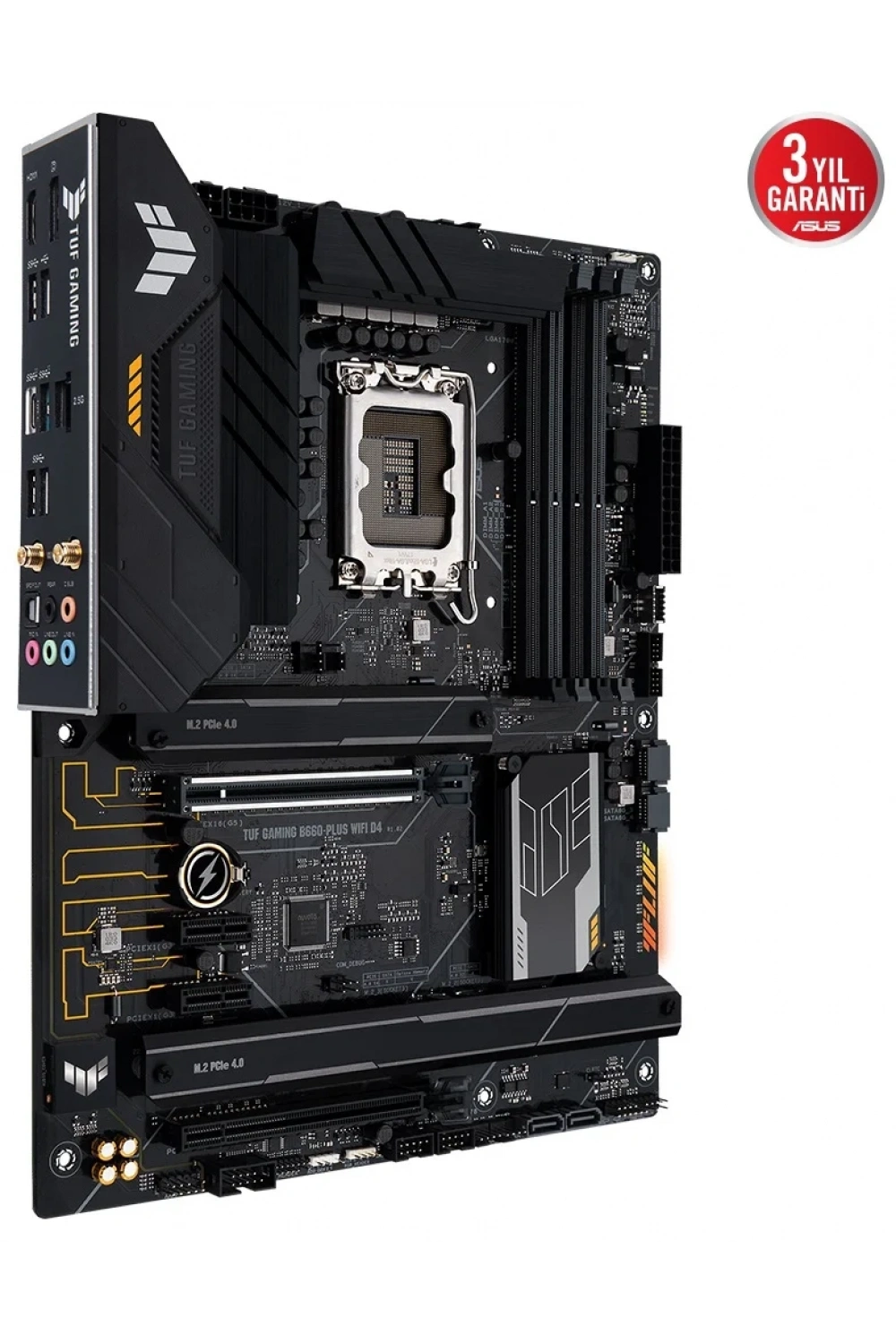 ASUS TUF GAMING B660-PLUS WIFI D4 DDR4 5333(OC) HDMI DP ATX 1700p