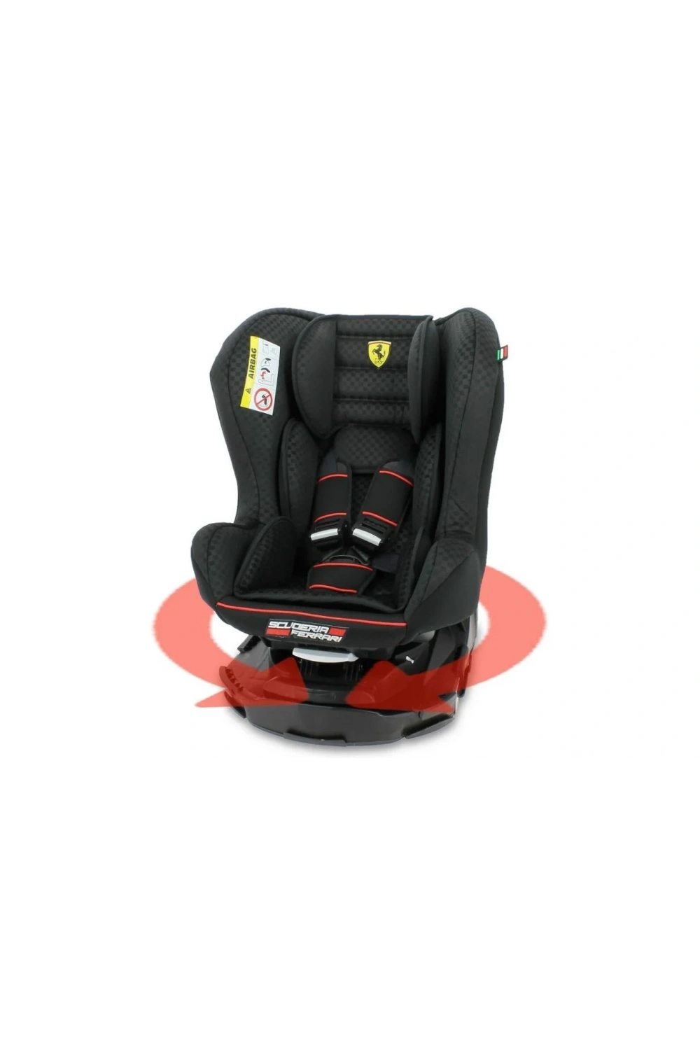 Ferrari Revo 0-25 Kg 360 Derece Dönebilen Oto Koltuğu - Siyah 3507460080247