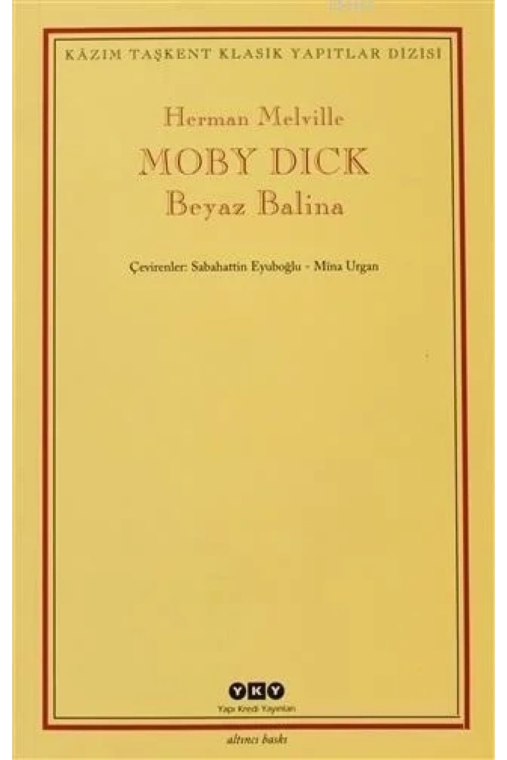 Moby Dick; Beyaz Balina