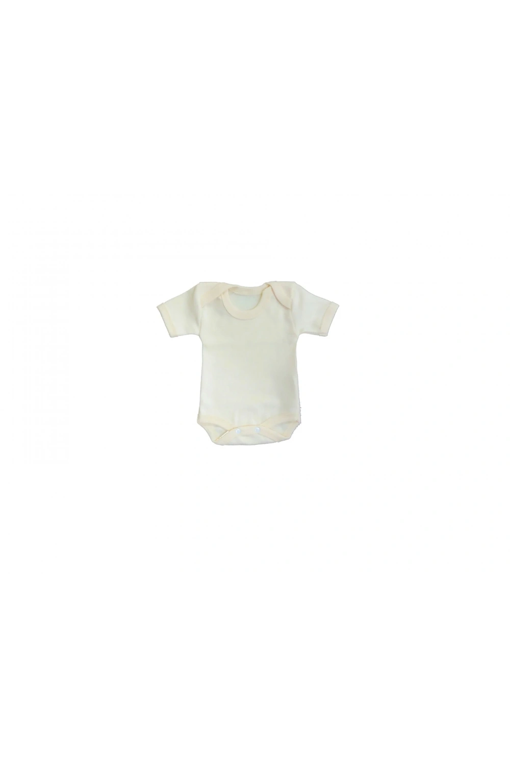 Sema Baby Yarım Kol Badi (Body) 0-3 Ay - Ekru