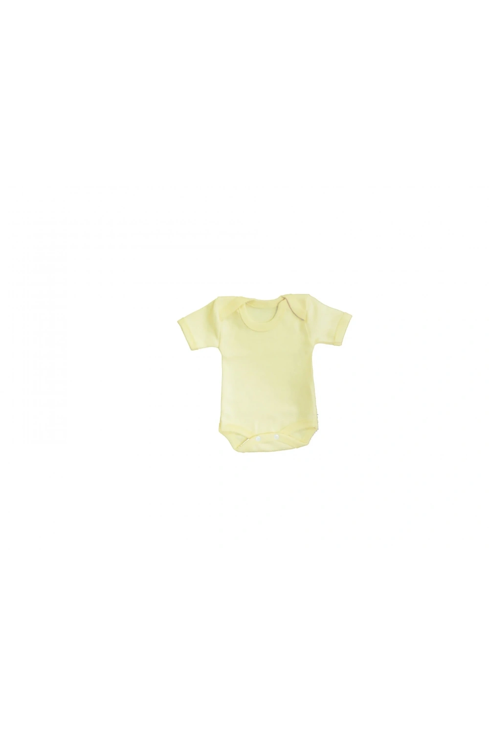 Sema Bebe Yarım Kol Badi (Body) 0-3 Ay - Sarı
