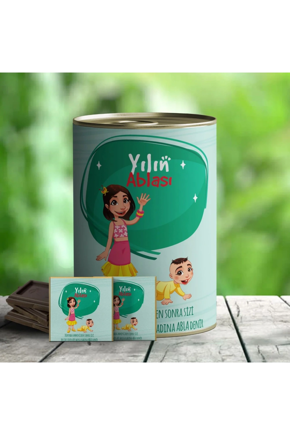 Yılın Ablası İlginç Çikolata Konservesi