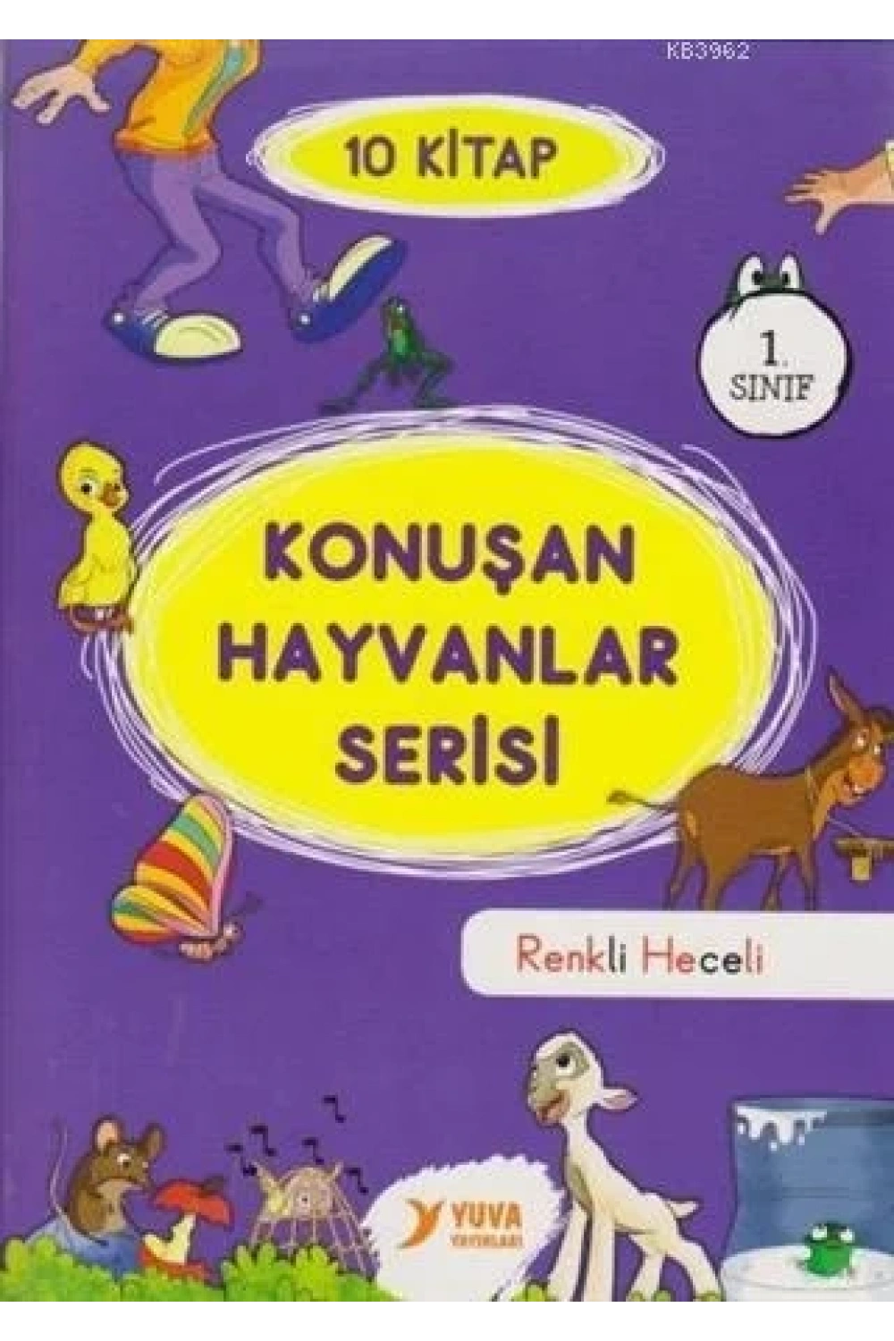 Yuva 1. Sinif Konuşan Hayvanlar Serisi Renkli Hece