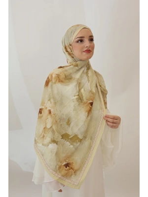 Yazlık Bambu Kraş Şal Yellow