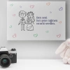 Romantik Tasarımlı Mini Kanvas Tablo - No10
