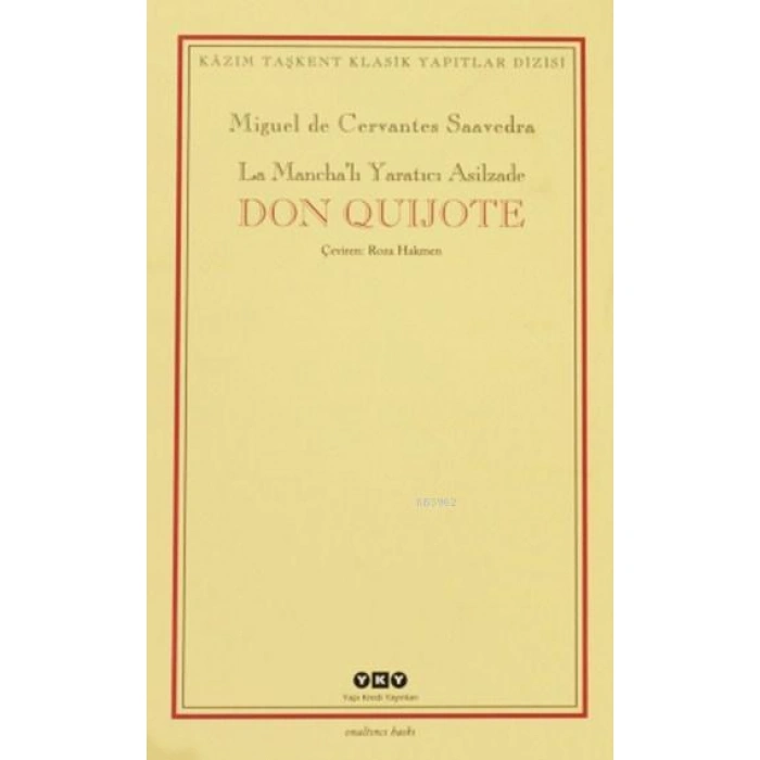 Don Quijote (2 Cilt, Kutulu); La Manchalı Yaratıcı Asilzade