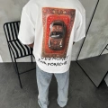 BEYAZ OVERSİZE KALIP PORSCHE TİŞÖRT