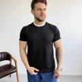 SİYAH RİNGER RETRO TİŞÖRT
