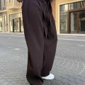 ACI KAHVE KORE KALIP FİTİLLİ BALON BAGGY PANTOLON
